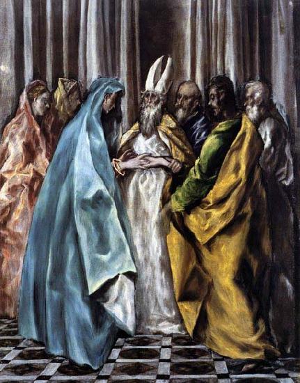 El Greco The Marriage of the Virgin oil painting picture